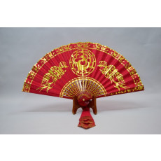 꽃가라 삼족오 부채 6색