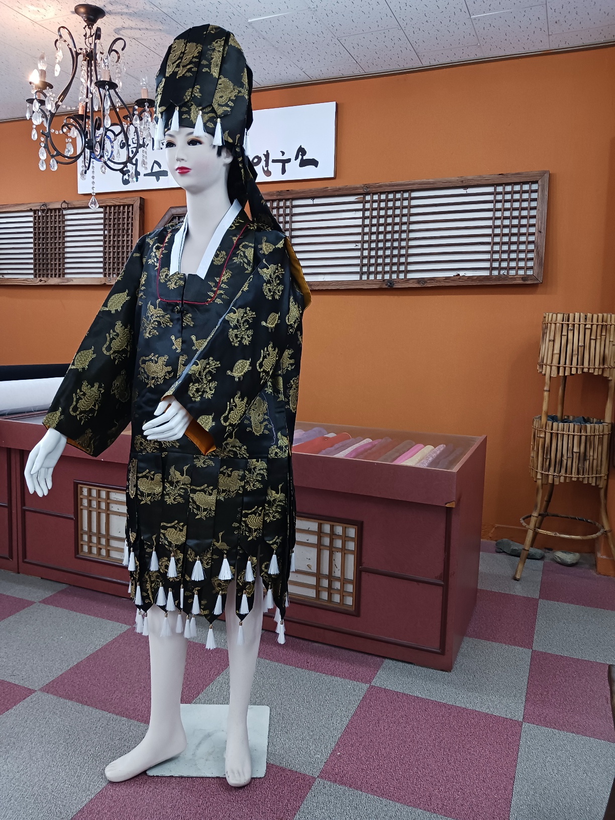 검정금사 작두복