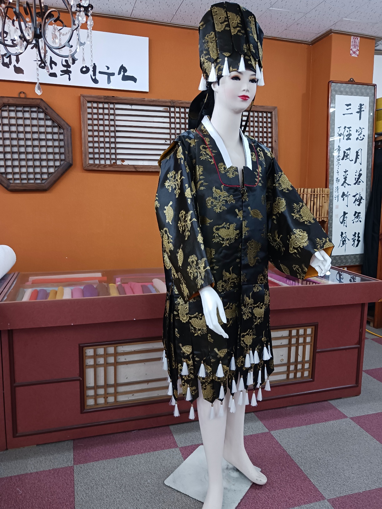 검정금사 작두복