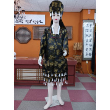 검정금사 작두복