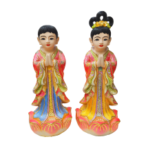 1자8치 삼베칠보 산신동자 세트