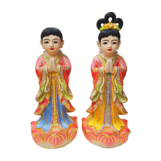 1자8치 삼베칠보 산신동자 세트