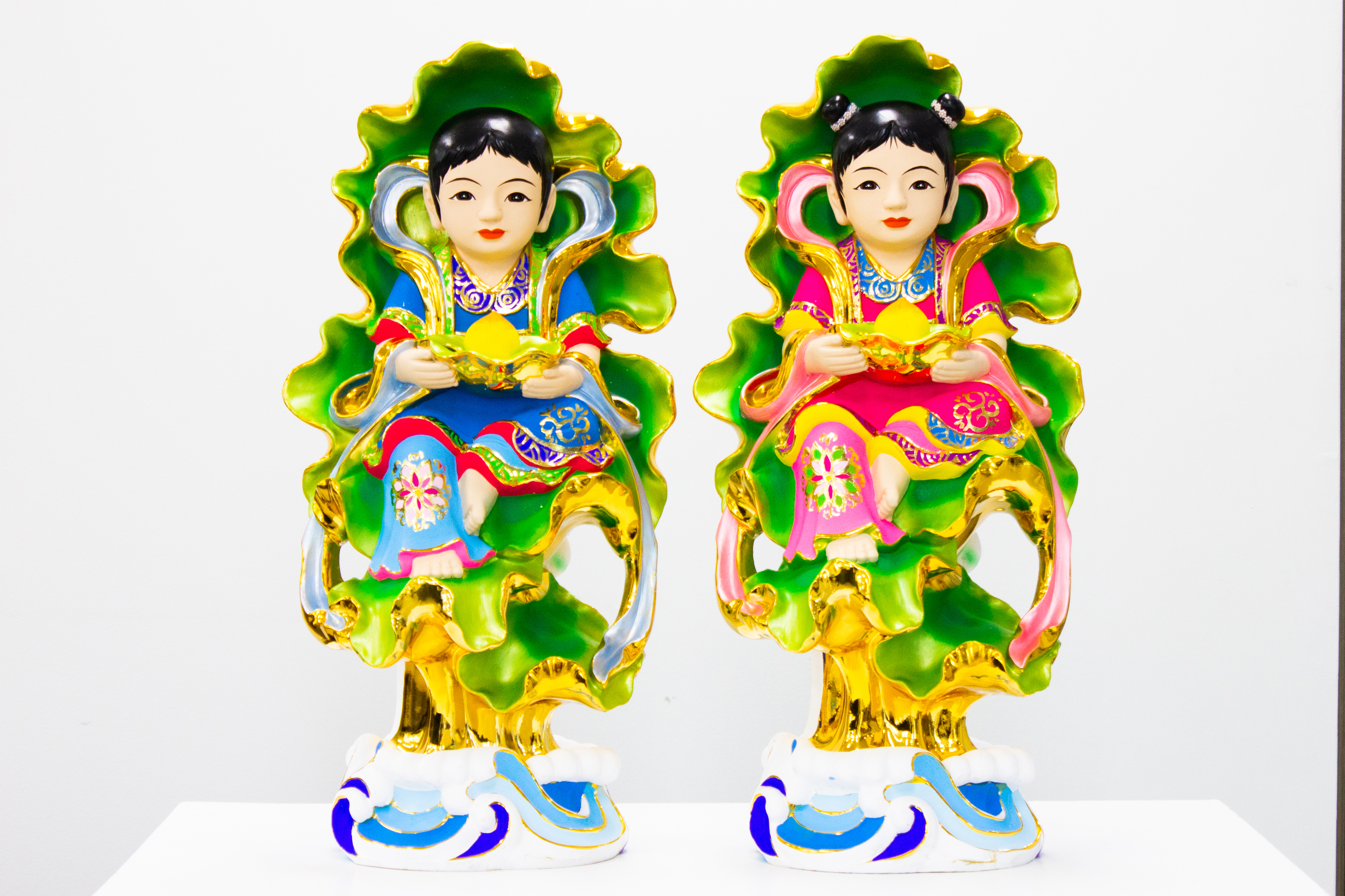 2자3치 천상연잎동자 세트