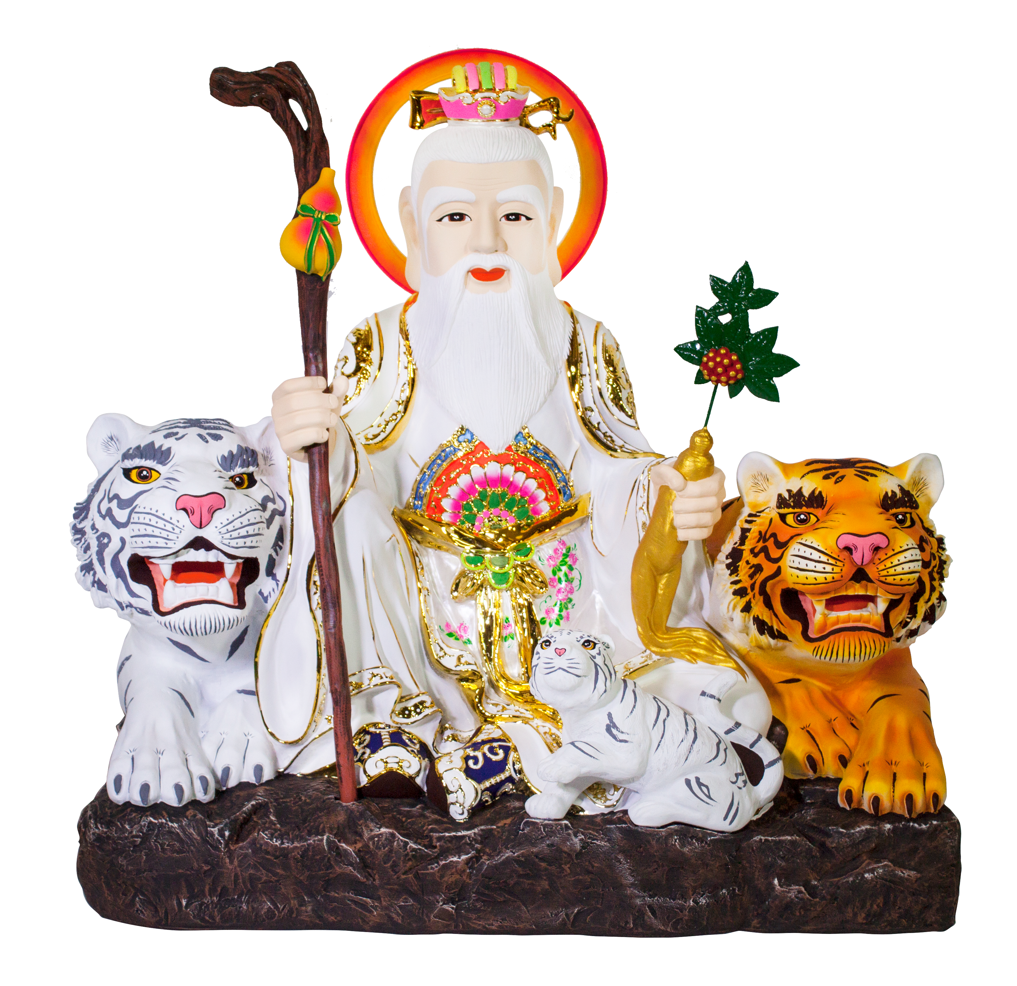 2자반 쌍호 산신 2색