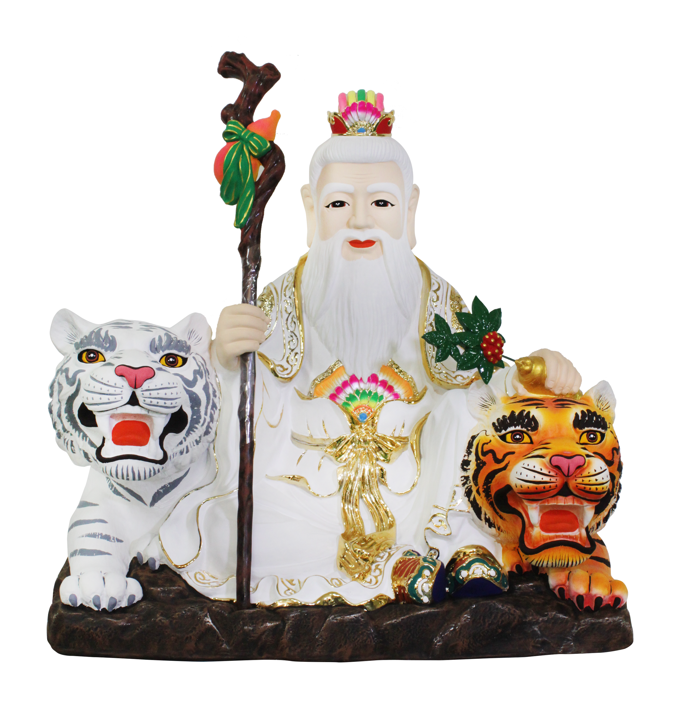 2자 쌍호 산신 2색