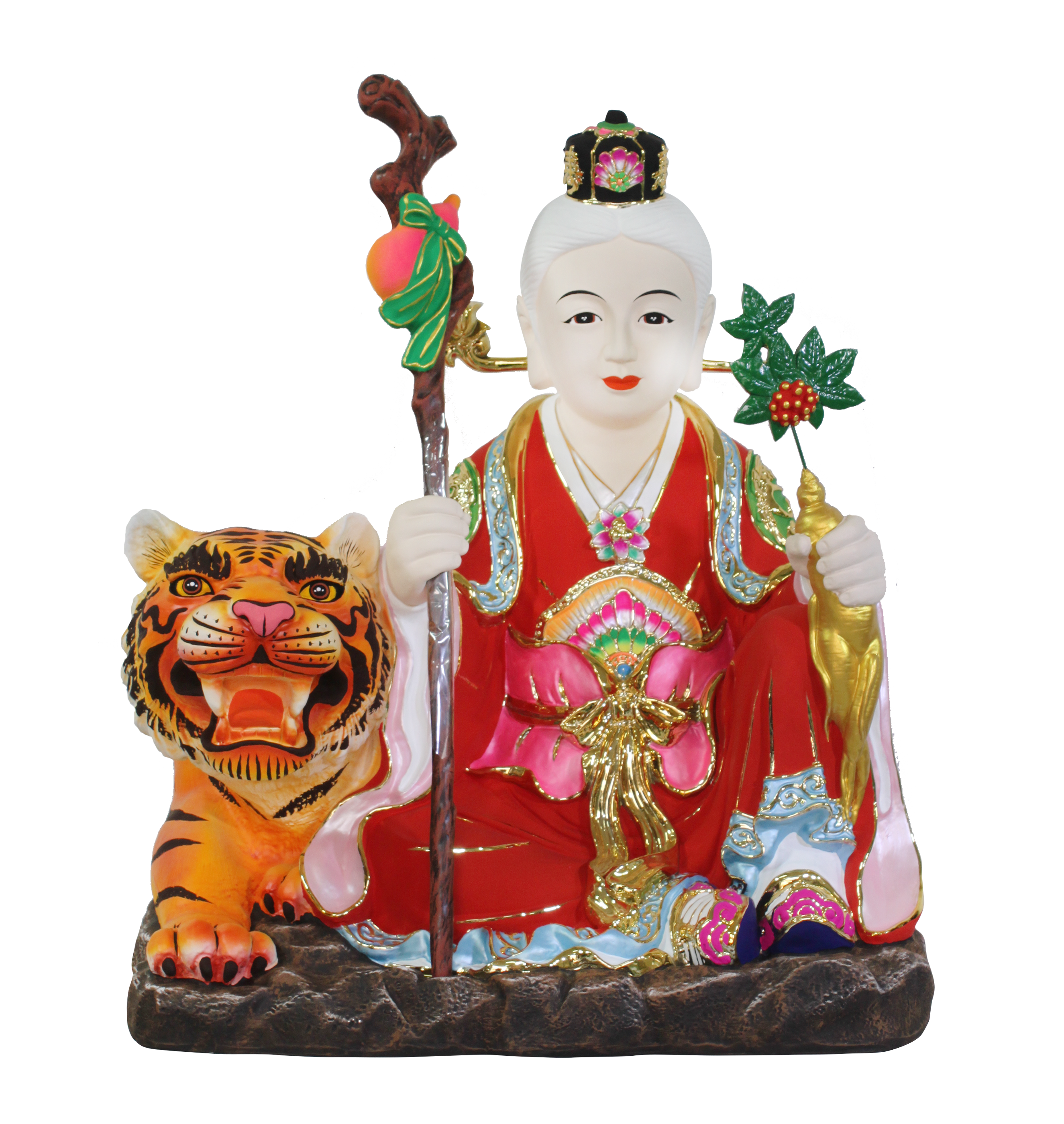 2자 여산신 2색