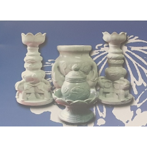 청옥 조각 세트