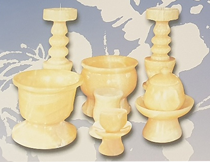 황옥 촛대 세트 35cm