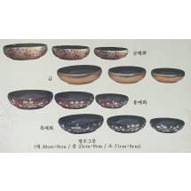 금매화 염주그릇 4종