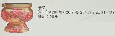 금매화 향로