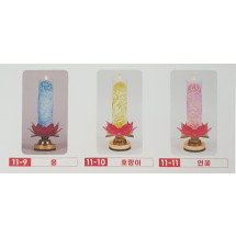 연꽃 H.D 야광 초 3종
