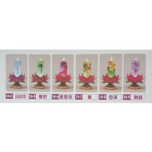 금장연꽃 오색 HD전사 초 6종